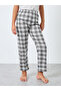 Teen Grey Slogan T-Shirt and Checked Pyjama Set - 5