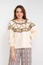 Short Printed Sleeve Top - 2