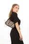 Women's Suede Baguette Shoulder Bag - 5