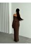 Women's Madonna Collar Patterned Knitwear Dress - 4