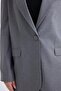 Single Button Padded Jacket - 5