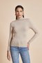 Solid High Neck Long Sleeve Top