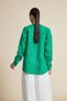 Solid Long-Sleeve V-Neck Top - 5