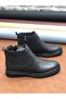 Genuine Leather Orthopedic Large Size 45-46-47 Fur Lined Winter Men's Boots - 3