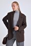 Single Button Padded Jacket - 3