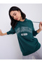 Green Los Angeles Embroidered Hoodie