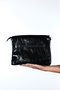 Kalren Black and Yellow Patterned Women's Flap Crossbody Bag - 6