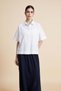 Solid Half-Sleeve Top