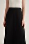 Women's Fabric Mix Dress Black - 6