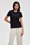 Solid Cropped Half-Sleeve Top