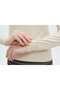 Solid High Neck Long Sleeve Top - 6