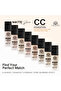 Matte & Poreless CC Foundation – 8 Shades, Oil-Control, Lightweight Buildable Coverage with SPF - 6