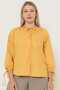Solid Ruffled Long-Sleeve Top