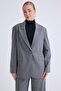 Single Button Padded Jacket - 3