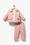 Thick, Winter Plush Jacket Casual Baby Girl, Children's Set - 5
