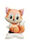 Standing Fox Foil Balloon 36X60 cm Party and Birthday Decoration - 2