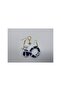 Eight-Cornered Gold Pink Stone Star Navy Blue Drop White Flower Polymer Clay Dangle Multiple Earrings