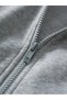 Girl's Grey Hooded Zippered Sweatshirt Cardigan-Black Spanish Leggings Set - 3