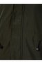Anorak Coat Slim Fit Hooded Zipper Pocket Detail - 6