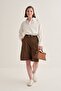 Women's Organic Cotton Bermuda Shorts Brown - 2