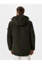 Anorak Coat Slim Fit Hooded Zipper Pocket Detail - 3