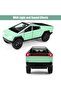 Cybertruck Pickup With Motorcycle Alloy Car Model Diecast Toy Vehicle Sound and Light Simitation CaR - 4
