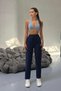 Women's High Waist Linen Carrot Pants - 4