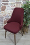 Chair Cover with Arms Lakos Fabric Burgundy - 4