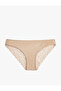 Comfortable Fit Brazilian Panties with Lace Detail