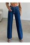 Astrid Women's Blue Jeans Palazzo Loose Casual Jean High Waist Denim Jeans Trousers Beekeplzomavi - 3