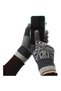 Men's Gloves, Snowflake Pattern, Touchscreen Function, Acrylic Tricot Material - 3