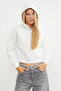 3 Thread Basic Hooded Sweatshirt - 5