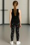 Diver Sportsman Girls Leggings/ Leggings with Belt at the Waist/ Diver Sportsman Leggings - 4
