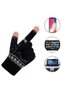 Women's Gloves, Reindeer Pattern, Touchscreen Function, Knit Acrylic Material - 4