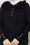 Women's Lace Detailed Mercerized Knitwear Tunic - 6