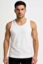 White Strap Men's Undershirt Economic Package 10 Pieces 100% Cotton - 2
