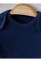 Baby Organic Cotton Long Sleeve Green Navy Blue Bodysuit Set of 2 - 4