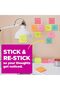 Super Sticky Notes 3x3 in (76 x 76 mm) 654 Miami Assorted colors, 5 pads/pack - 4