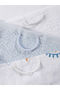 Alita City Lcw Home Blue Curl Printed Drying Cloth with a Difference - 7