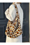 Premium Large Size Leopard Pattern Soft Handle Bag