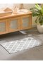 Two Mt Shop Quality Lcw Home Gray Patterned 60X100 cm Bath Mat
