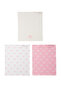 Alita City Lcw Home Pink Curly Embroidered Drying Cloth with a Difference - 7