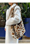 Premium Large Size Leopard Pattern Soft Handle Bag - 4