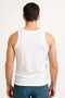 White Strap Men's Undershirt Economic Package 10 Pieces 100% Cotton - 6