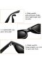 Rimerakea Square Sunglasses Polarized UV Protection Sun Glasses for Mens and Womens Retro Sun Glass - 3