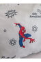 Gray Spider-Man Printed Children's Duvet Cover Set - 4