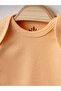 Baby Organic Cotton Long Sleeve Pink Salmon Bodysuit Set of 2 - 2