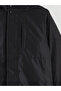 Black Hooded Boy's Coat - 3