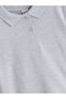 Two Mt Shop Quality Lcw Kids Gray Polo Collar Girls' T-Shirt - 2