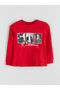 Two Mt Shop Quality Lcw Kids Red Interlock Printed Standard & Regular Long Sleeve Boys' T-Shirt - 3